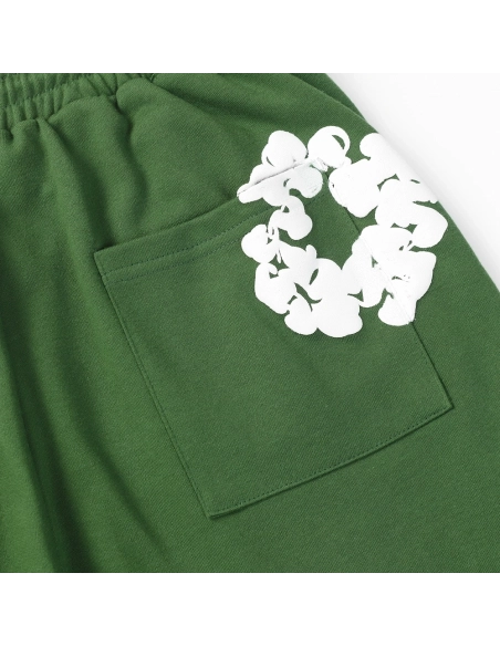 Denim Tears The Cotton Wreath Shorts,Denim Tears