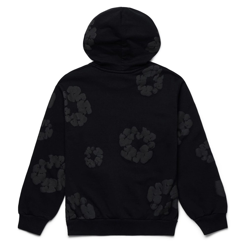 Denim Tears Cotton Wreath Hoodie Black,Denim Tears