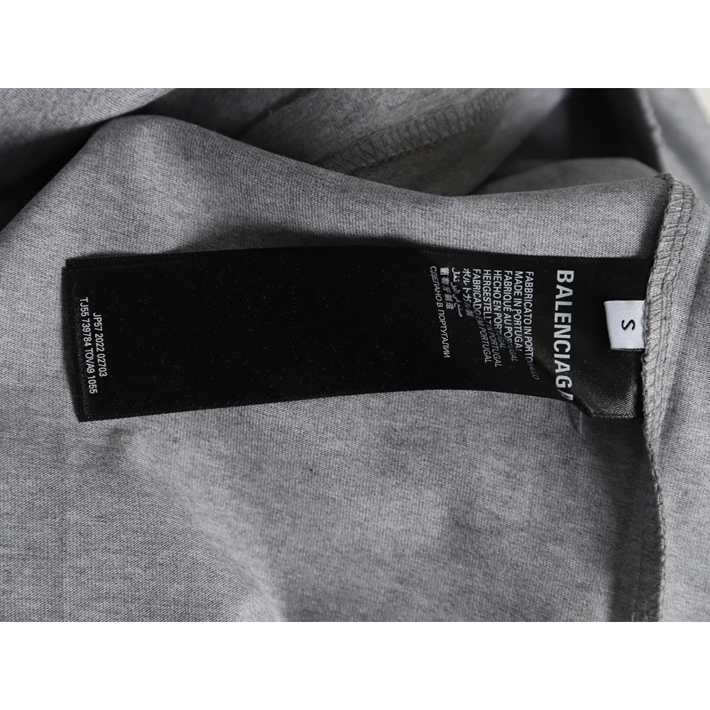 Balenciaga Tape Print Short Sleeve T-Shirt TSK7,Balenciaga