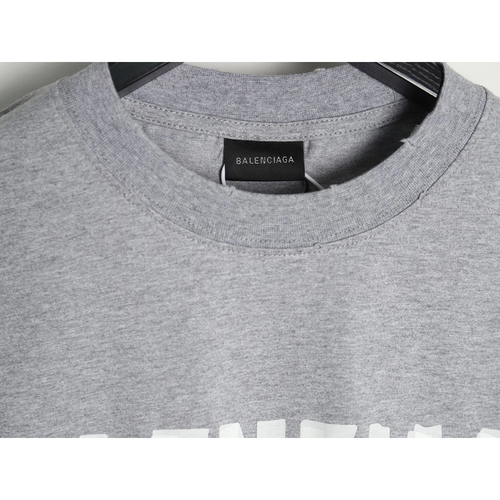 Balenciaga Tape Print Short Sleeve T-Shirt TSK7,Balenciaga