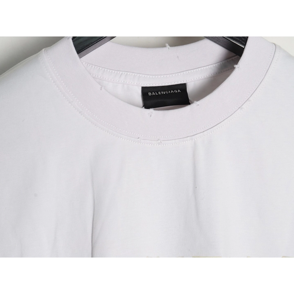 Balenciaga Tape Print Short Sleeve T-Shirt TSK6,Balenciaga