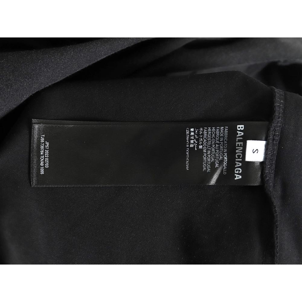 Balenciaga Tape Print Short Sleeve T-Shirt TSK5,Balenciaga