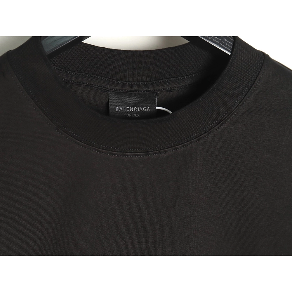 Balenciaga Art Letters Printed Washed Worn Short Sleeve T-Shirt TSK1,Balenciaga