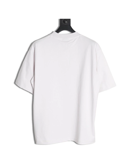 Balenciaga Art Letters Printed Washed Worn Short Sleeve T-Shirt,Balenciaga