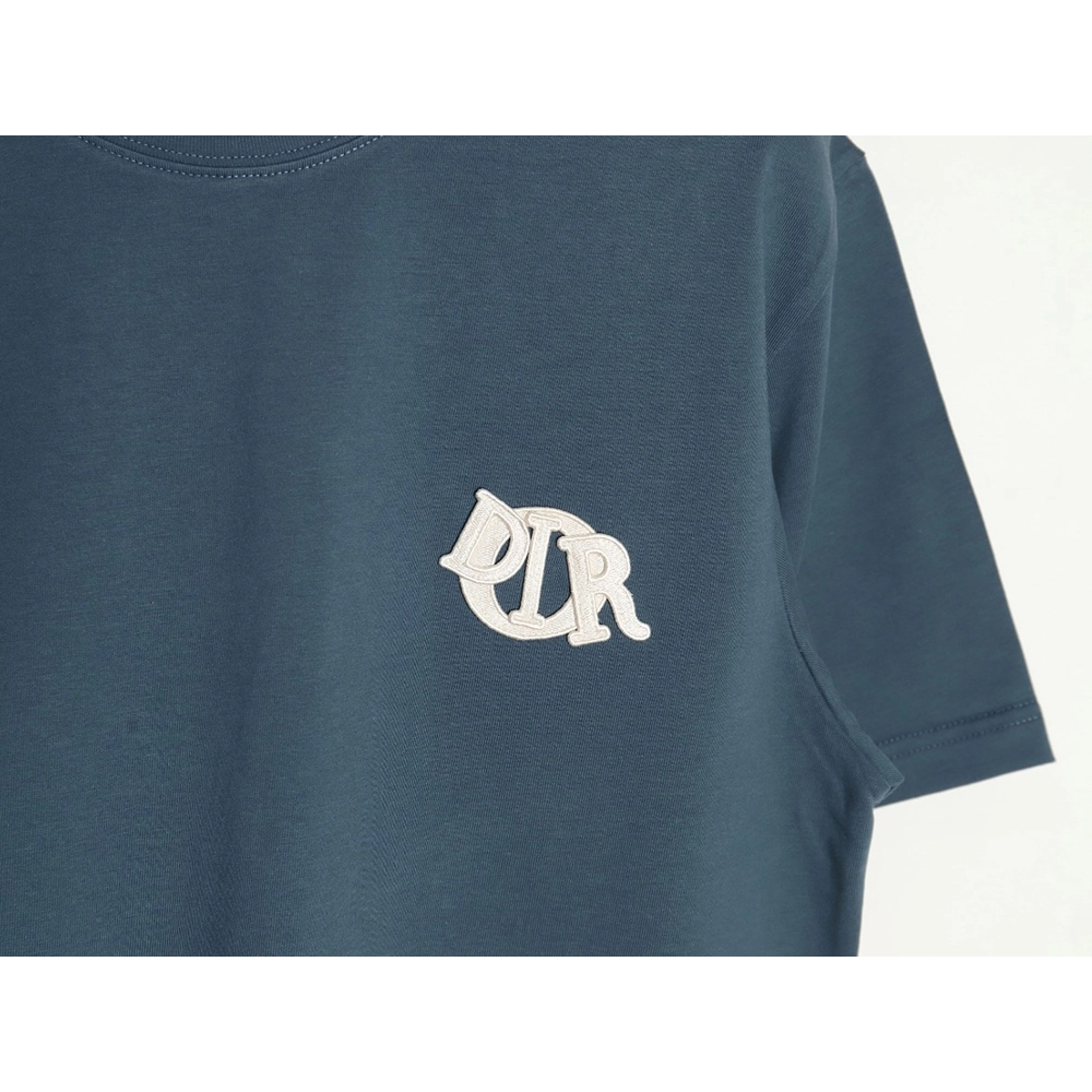 Dior four-color embroidered chapter letter T-shirt TSK2,Dior