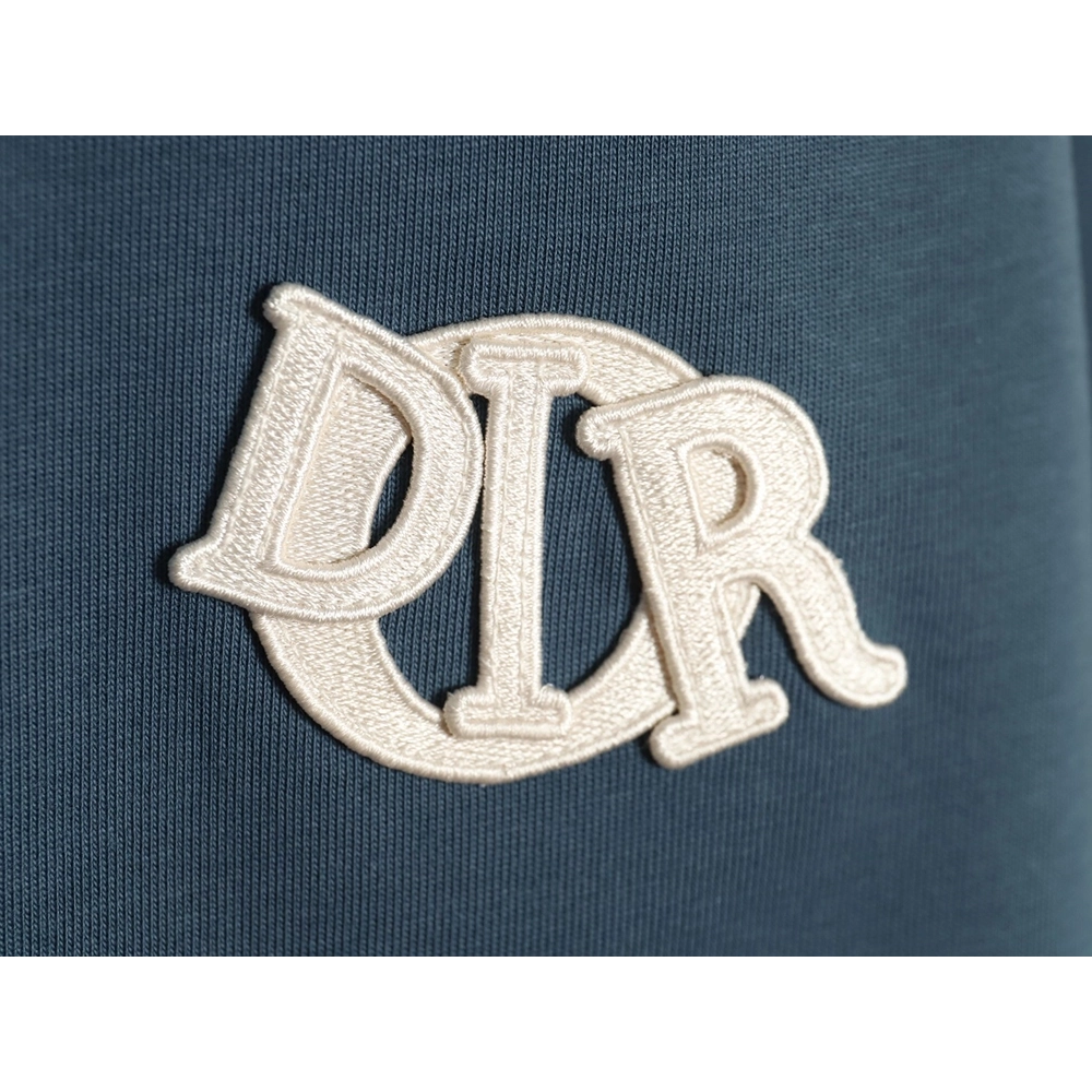 Dior four-color embroidered chapter letter T-shirt TSK2,Dior