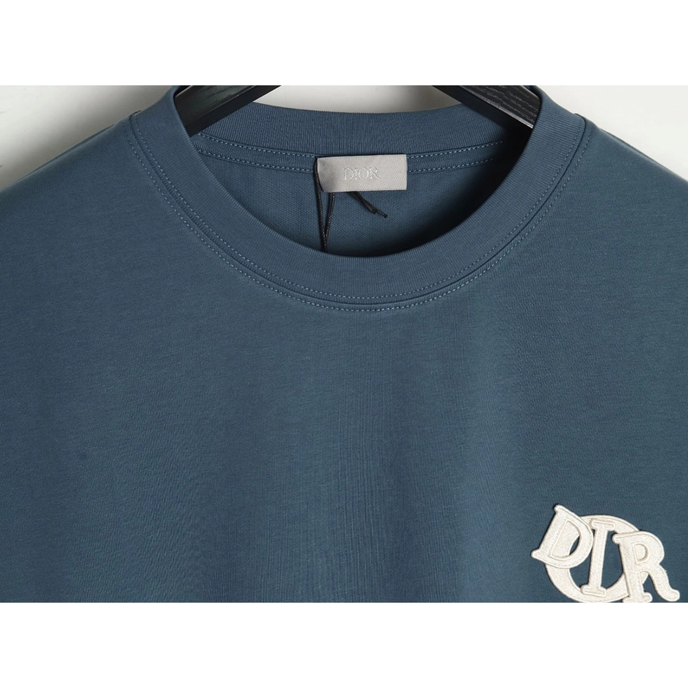 Dior four-color embroidered chapter letter T-shirt TSK2,Dior