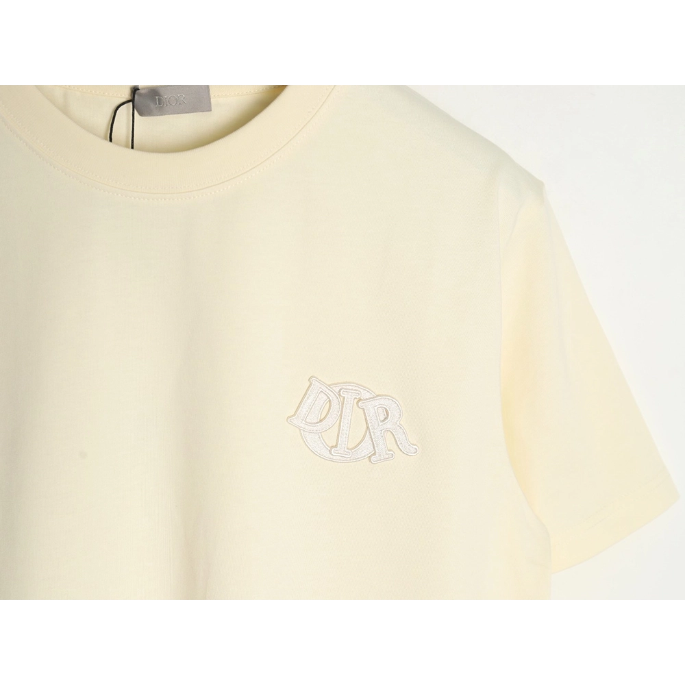 Dior four-color embroidered chapter letter T-shirt TSK1,Dior