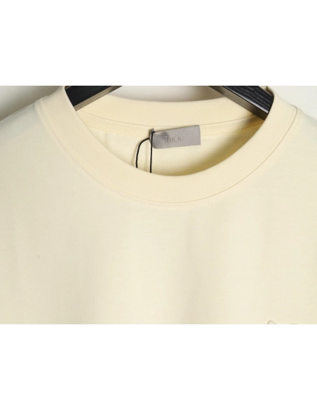 Dior four-color embroidered chapter letter T-shirt TSK1,Dior