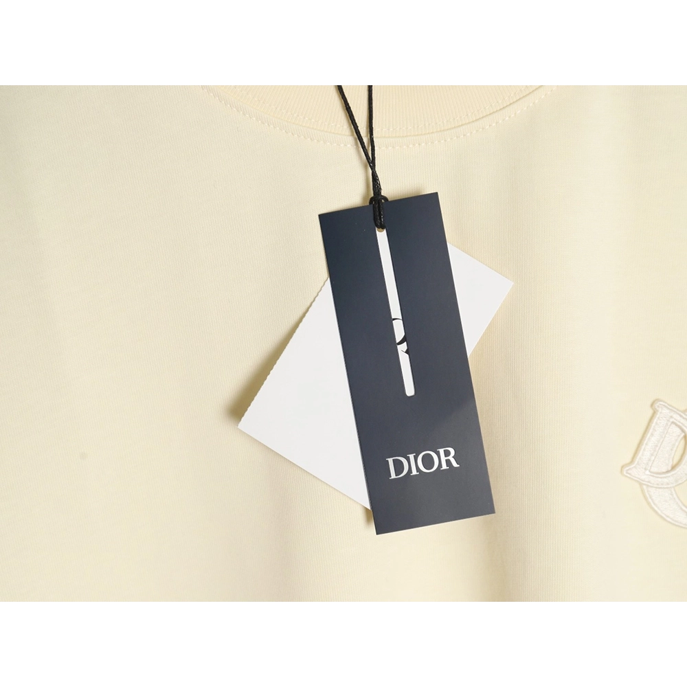 Dior four-color embroidered chapter letter T-shirt TSK1,Dior