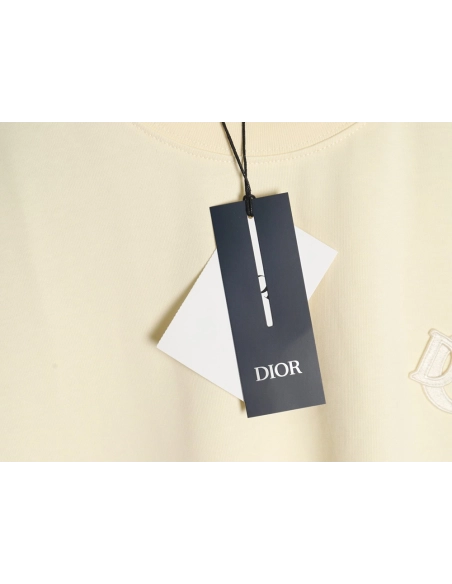 Dior four-color embroidered chapter letter T-shirt TSK1,Dior