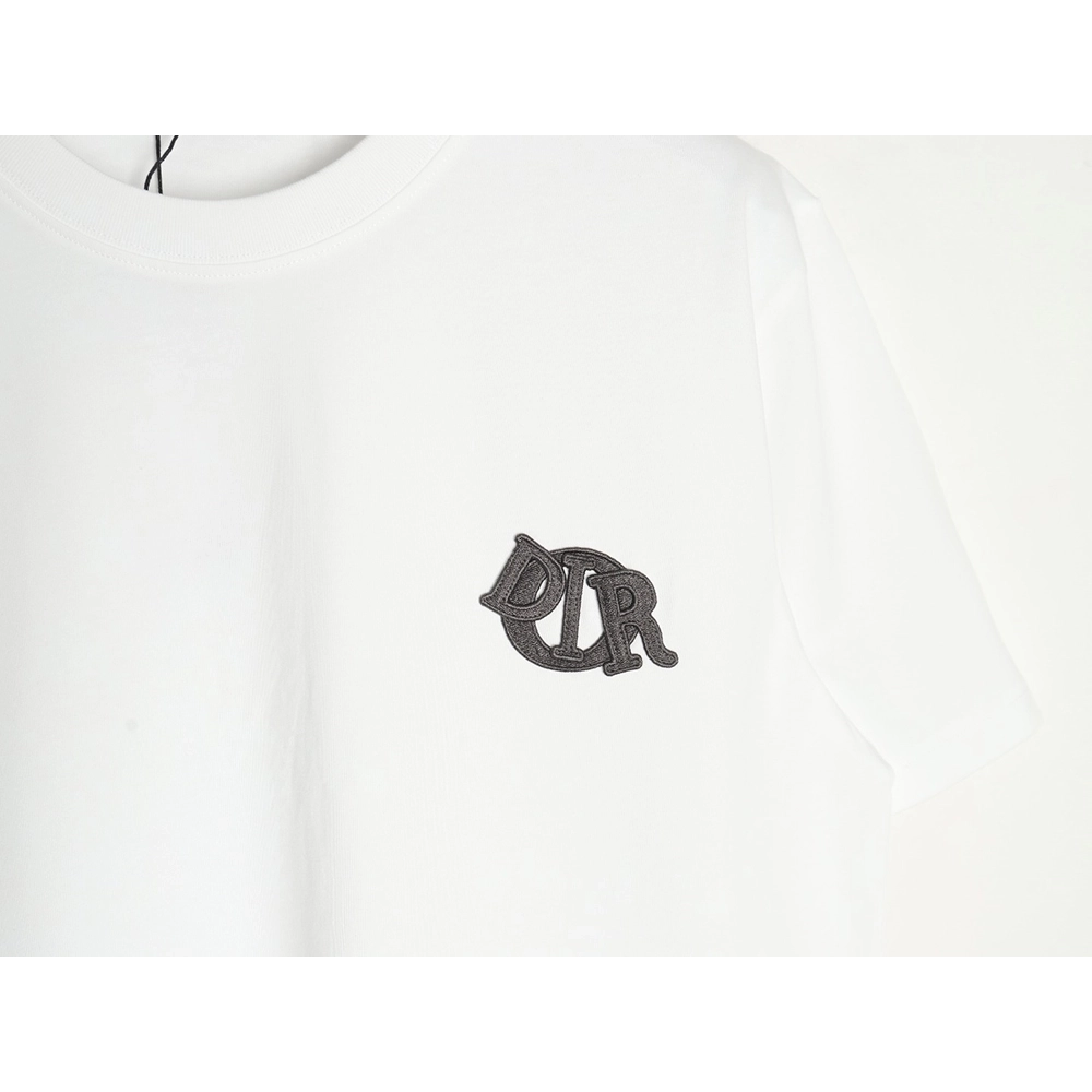 Dior four-color embroidered chapter letter T-shirt,Dior