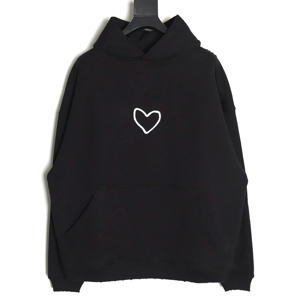 Balenciaga Valentines Day Love Hooded Sweatshirt TSK1,Balenciaga