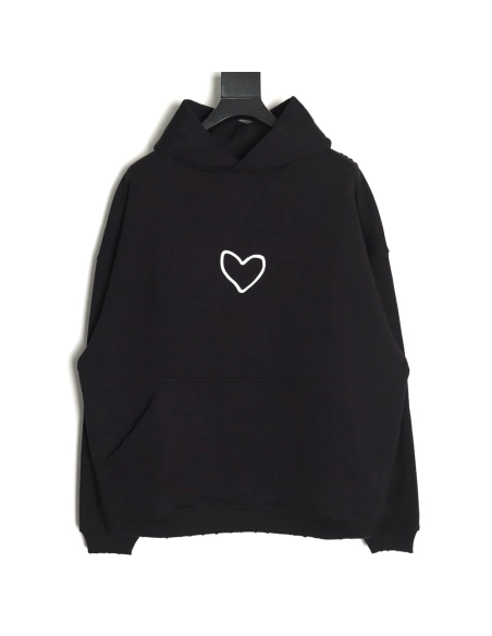 Balenciaga Valentines Day Love Hooded Sweatshirt TSK1,Balenciaga