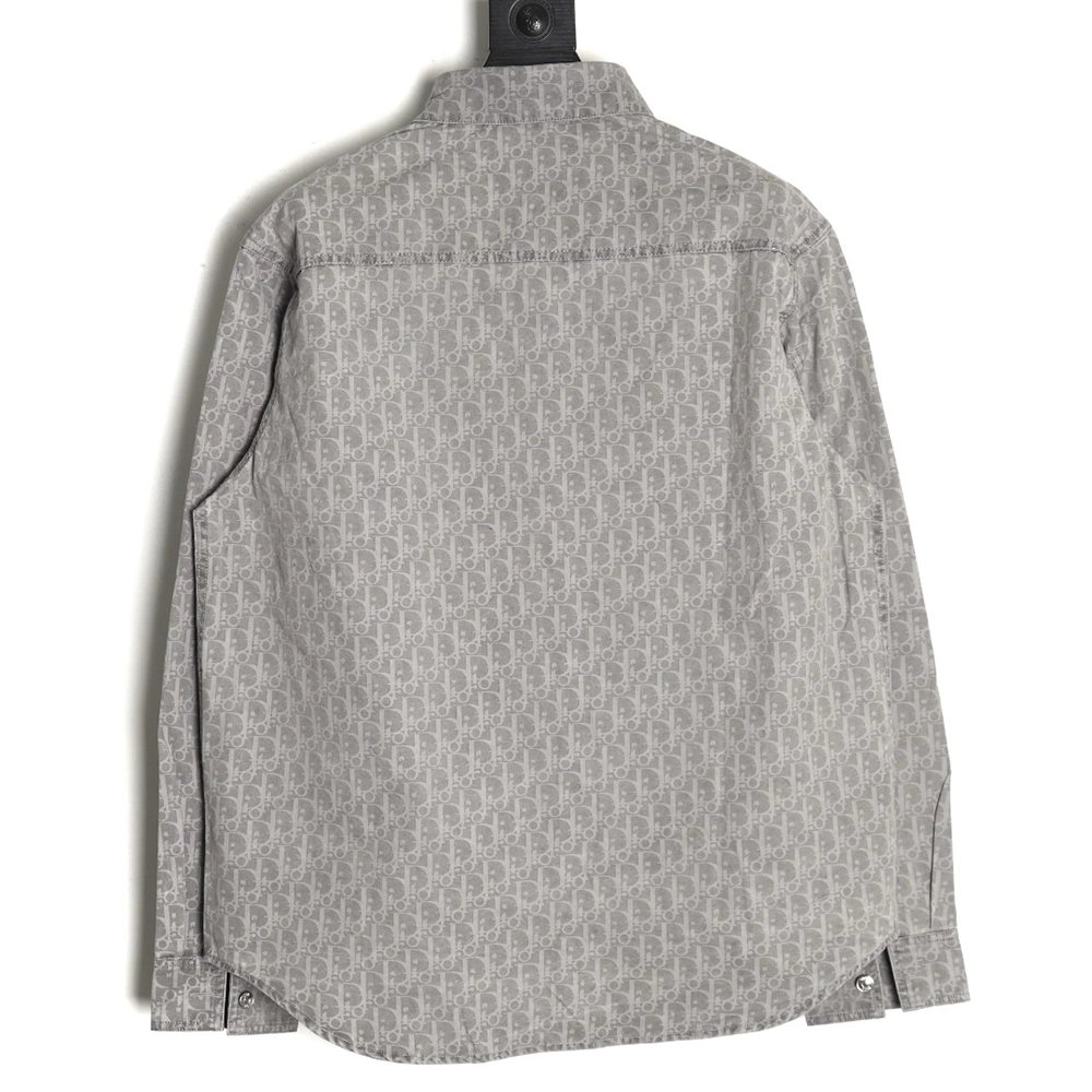 Dior all over printed presbyopia denim shirt,Dior