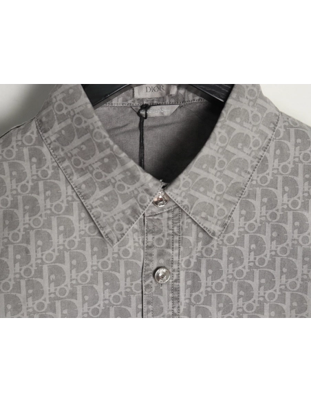 Dior all over printed presbyopia denim shirt,Dior