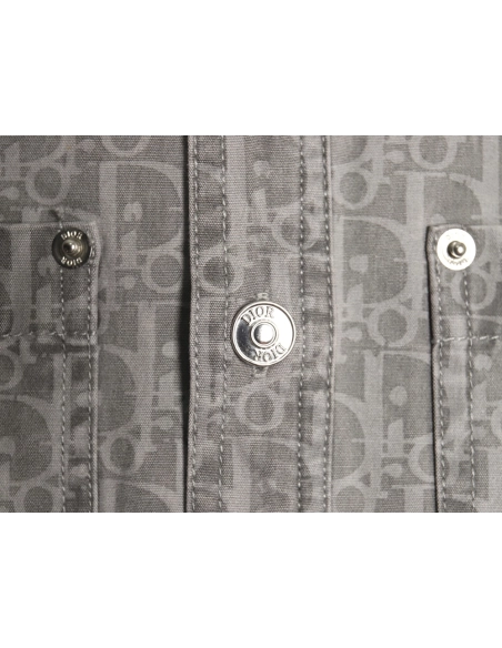 Dior all over printed presbyopia denim shirt,Dior