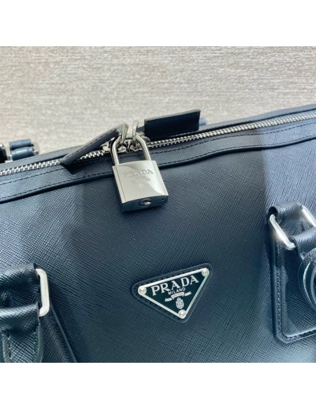 Prada Saffiano Leather Travel Bags 2VC018 50*27.5*25cm,Prada Bags