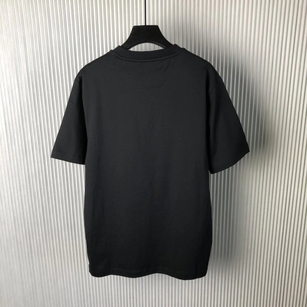 Fendi Lunar New Year black cotton T shirt,Fendi T Shirt,Tshirt,Low price high quality.