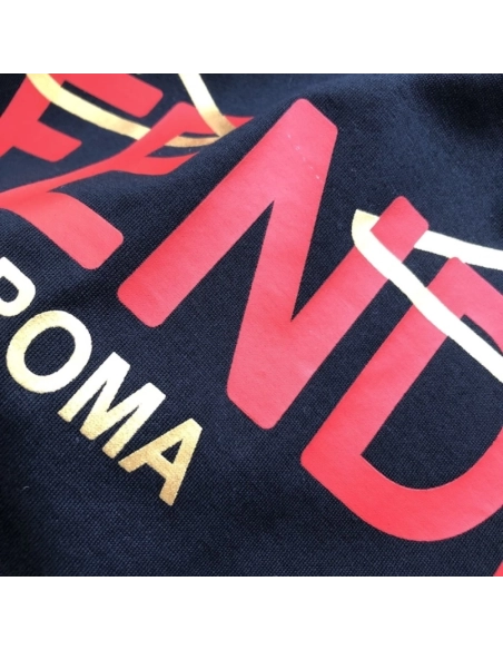 Fendi Lunar New Year black cotton T shirt,Fendi T Shirt,Tshirt,Low price high quality.