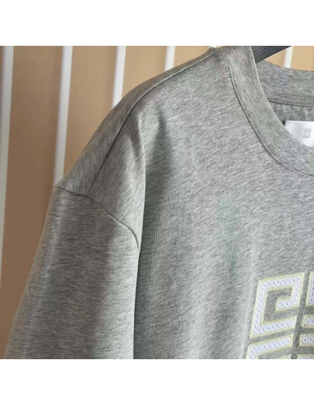 Givenchy 4G t-shirt in cotton Grey,Givenchy T Shirt,Tshirt,Low price high quality.