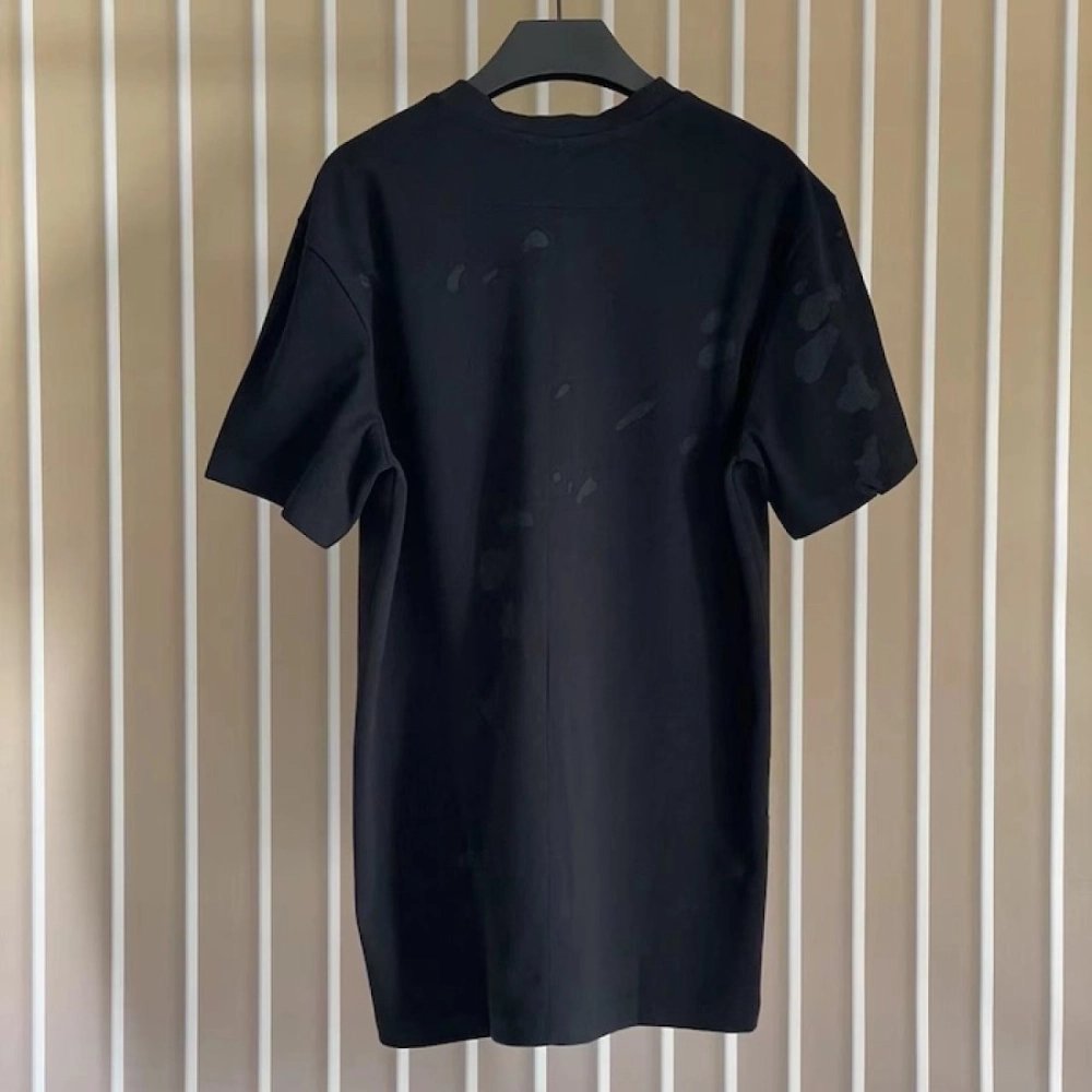 Givenchy Paris Distressed Oversized T Shirt Black,Givenchy T Shirt,Tshirt,Low price high quality.