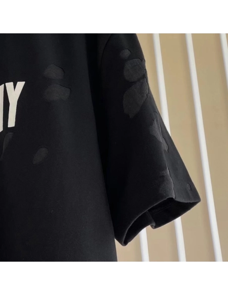 Givenchy Paris Distressed Oversized T Shirt Black,Givenchy T Shirt,Tshirt,Low price high quality.