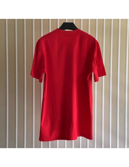 Givenchy Paris Distressed Oversized T Shirt Red,Givenchy T Shirt,Tshirt,Low price high quality.