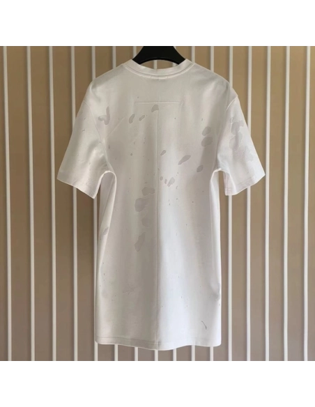 Givenchy Paris Distressed Oversized T Shirt White,Givenchy T Shirt,Tshirt,Low price high quality.
