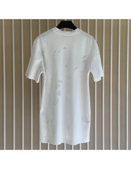 Givenchy Paris Distressed Oversized T Shirt White Black,Givenchy T Shirt,Tshirt,Low price high quality.