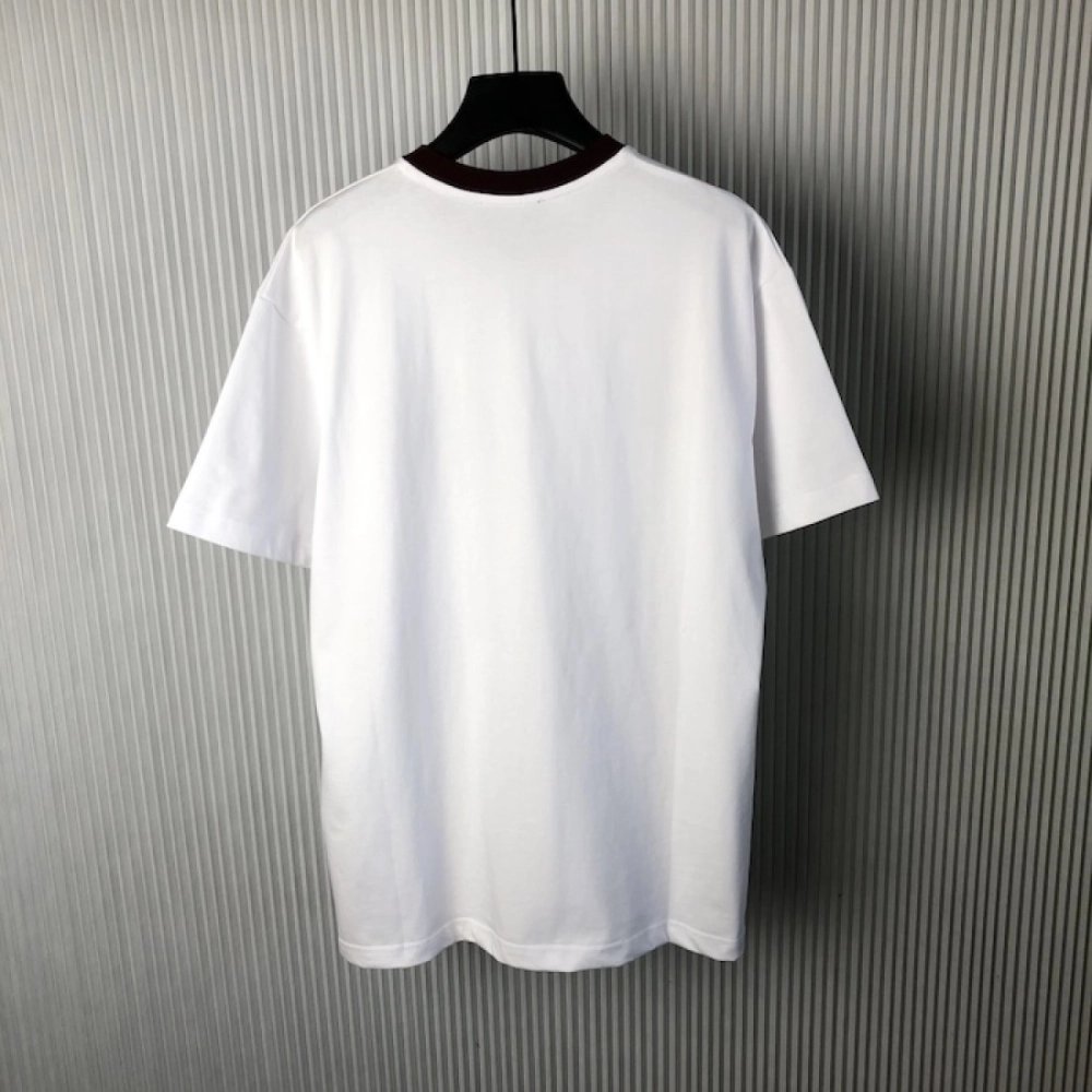 Gucci Printed medium cotton jersey T-shirt White,Gucci T Shirt,Tshirt,Low price high quality.