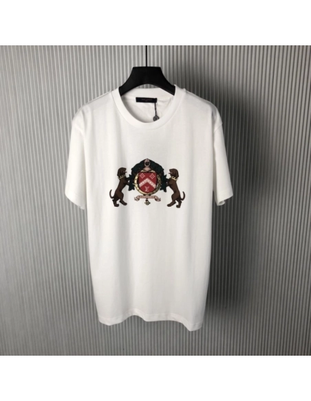 Louis Vuitton Embellished Cotton T-Shirt 1AGJZR,Louis Vuitton T Shirt,Tshirt,Low price high quality.