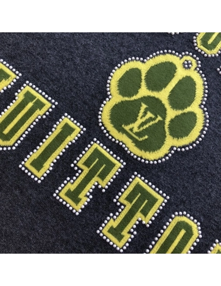 Louis Vuitton Embellished Short-Sleeved Cotton Crewneck 1AGJSB,Louis Vuitton T Shirt,Tshirt,Low price high quality.