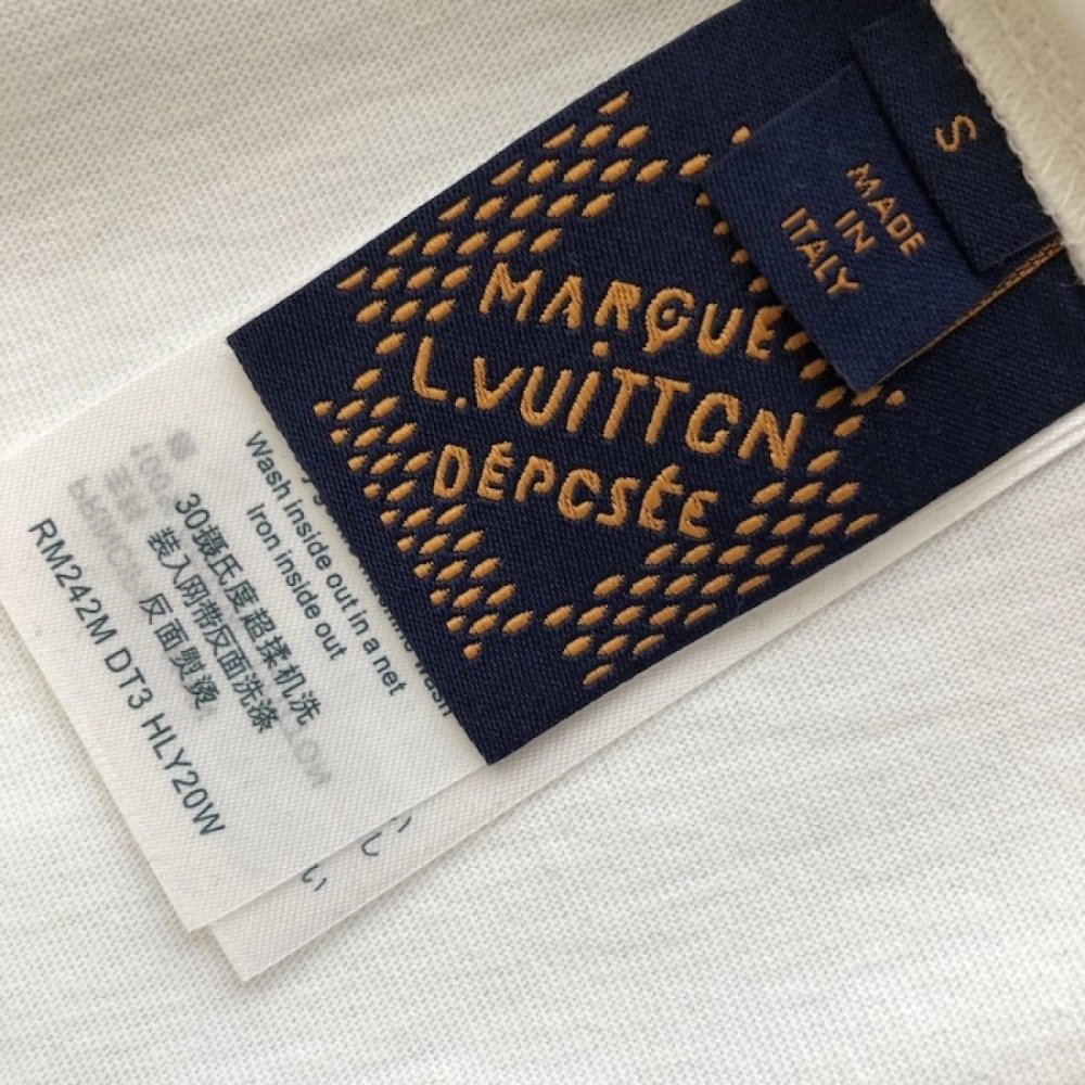 Louis Vuitton Graphic Cotton T-Shirt 1AHCW5,Louis Vuitton T Shirt,Tshirt,Low price high quality.