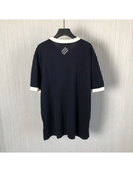 Louis Vuitton Graphic Intarsia Short-Sleeved Cotton Crewneck 1AFXR7,Louis Vuitton T Shirt,Tshirt,Low price high quality.