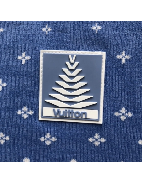 Louis Vuitton Knitted Cotton T-Shirt 1AGJUG,Louis Vuitton T Shirt,Tshirt,Low price high quality.