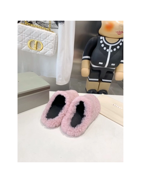 Marni Fussbett Sabot Slide Pink PB,Marni Slide,Men Sneakers