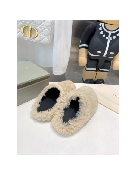 Marni Fussbett Sabot Slide Beige PB,Marni Slide,Men Sneakers