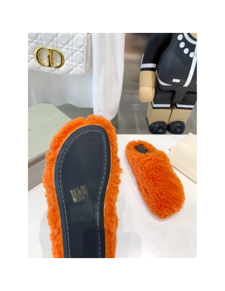 Marni Fussbett Sabot Slide Orange PB,Marni Slide,Men Sneakers