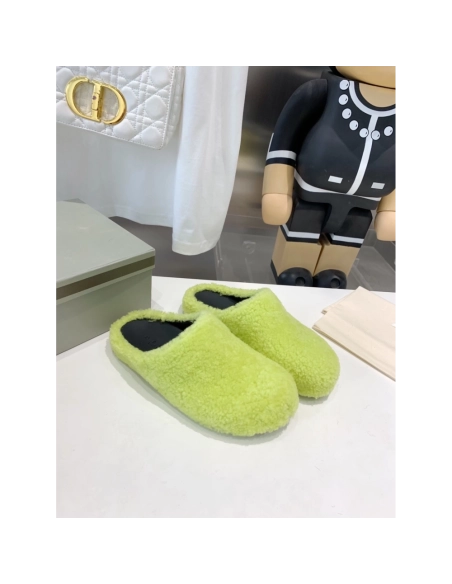 Marni Fussbett Sabot Slide Green PB,Marni Slide,Men Sneakers