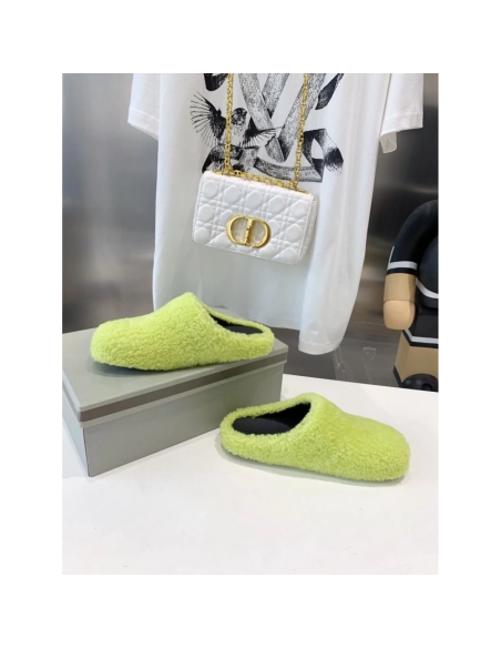 Marni Fussbett Sabot Slide Green PB,Marni Slide,Men Sneakers