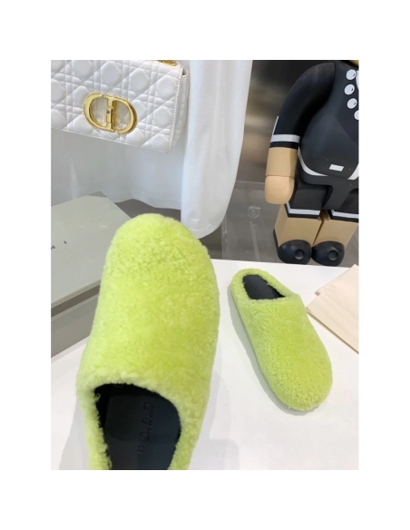 Marni Fussbett Sabot Slide Green PB,Marni Slide,Men Sneakers