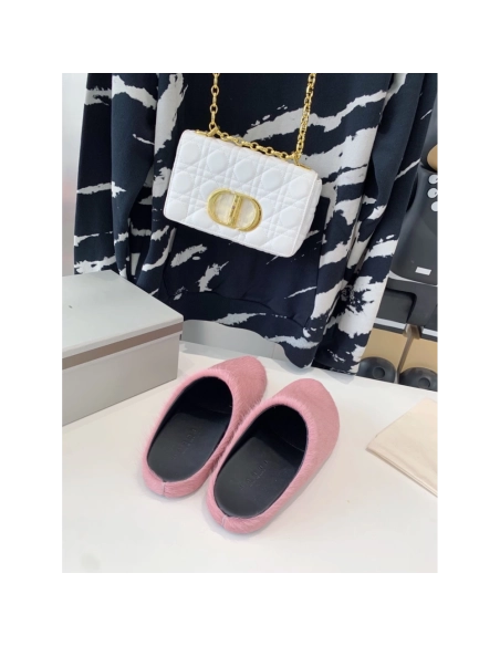 Marni Pink LONG-HAIR CALFSKIN FUSSBETT SABOT Slide,Marni Slide,Men Sneakers