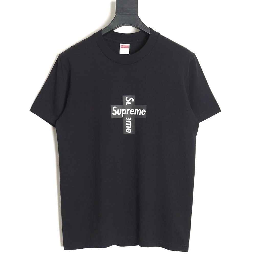 Supreme Cross Box Logo Tee TSK1,Supreme,