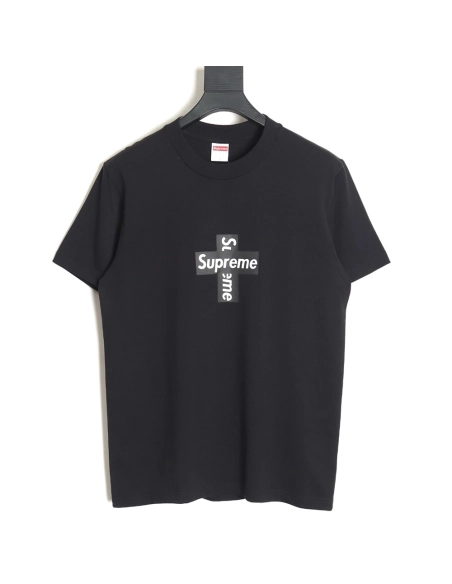 Supreme Cross Box Logo Tee TSK1,Supreme,