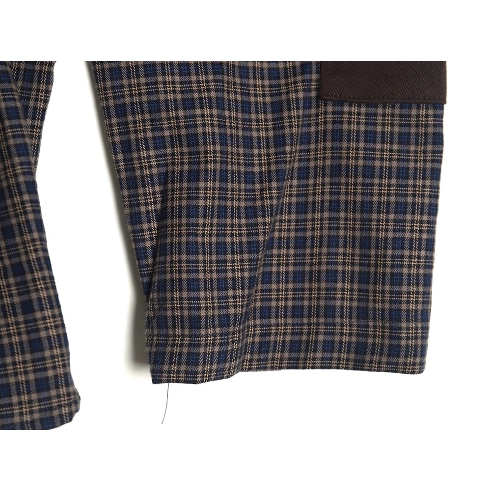 Acne studios patchwork check long sleeve shirt,Acne Studios,