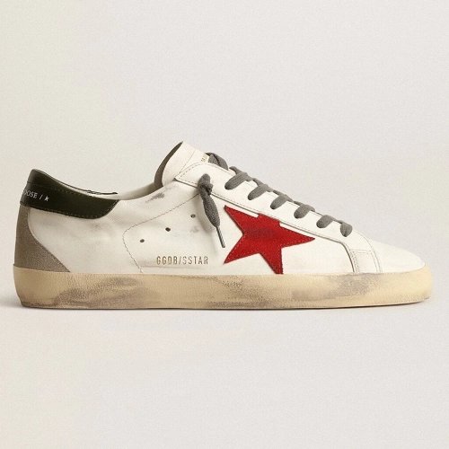 GOLDEN GOOSE,Other Brand Sneakers with cheap price high quality for Golden Goose SuperStar red green
