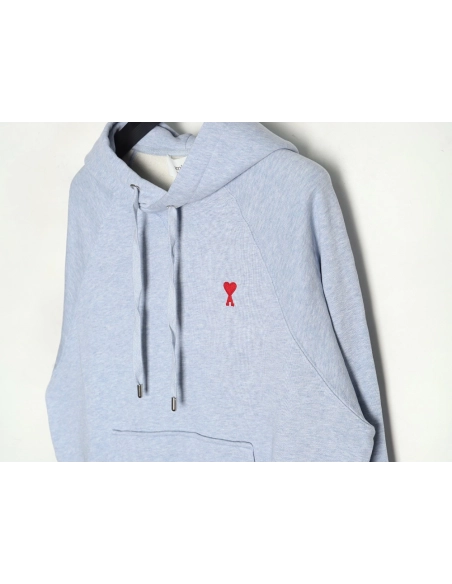 Ami Hoodie,Hoodie,APPAREL with cheap price high quality for Ami Paris Classic Heart Embroidered Hoodie
