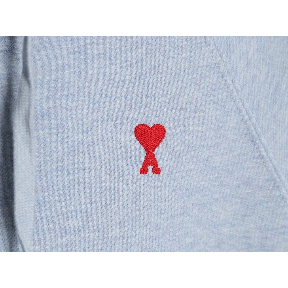 Ami Hoodie,Hoodie,APPAREL with cheap price high quality for Ami Paris Classic Heart Embroidered Hoodie