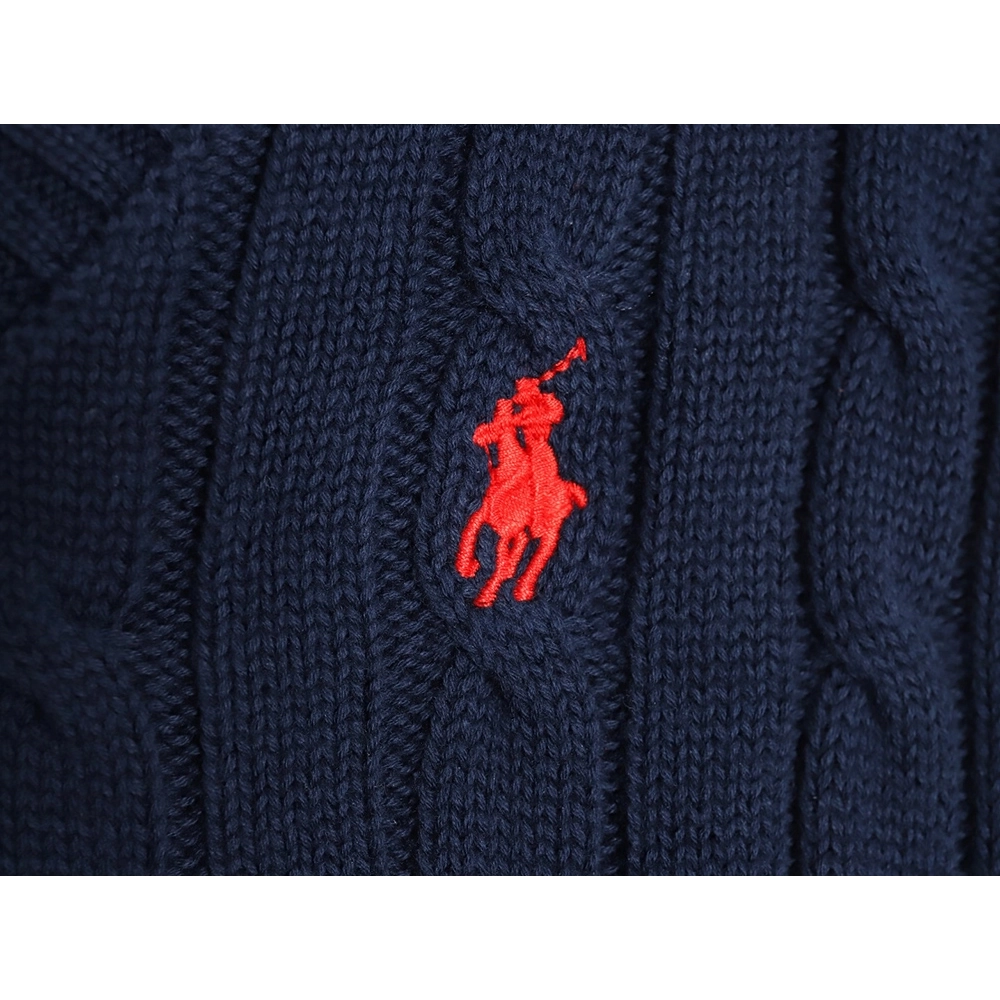 Ralph Lauren Sweatshirt,Sweatshirt,APPAREL with cheap price high quality for Ralph Lauren Classic Womens Cable Knit VNeck Sweate